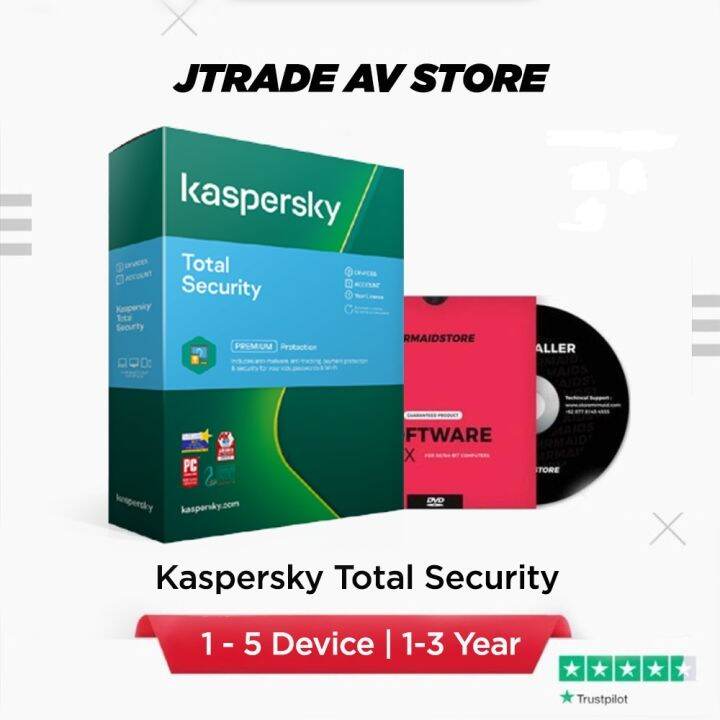 Genuine Kaspersky Total Security Antivirus Latest Version Lazada Ph