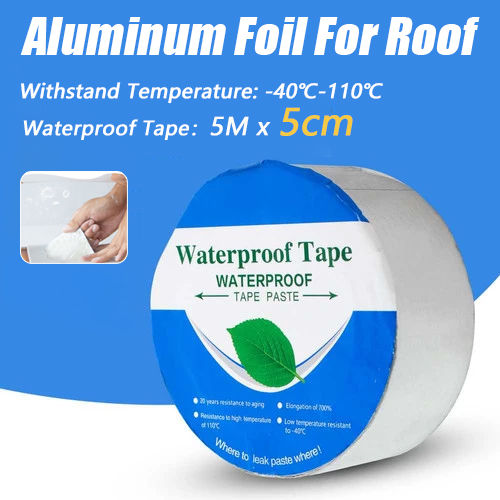 Xino Aluminum Foil Butyl Super Strong Pantapal Sa Bubong Tape Wall