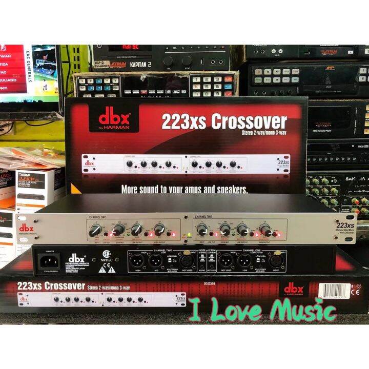 Dbx Xs Silver Crossover Stereo Way Mono Way Crossover Dual