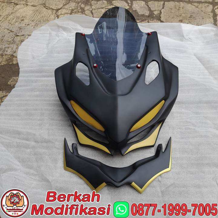 Topeng Kedok Cover Lampu Visor Model CBR250RR Winglet PNP Honda New