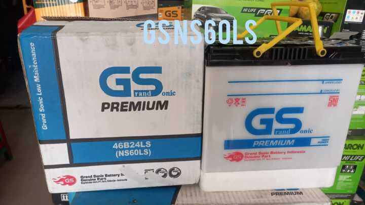 Aki Mobil Wuling Confero GS Ns60ls 46b24ls 12v45ah Aki Basah Lazada