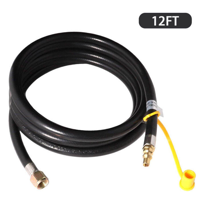 Ft Low Pressure Propane Quick Connect Hose Inch Sae Female Flare