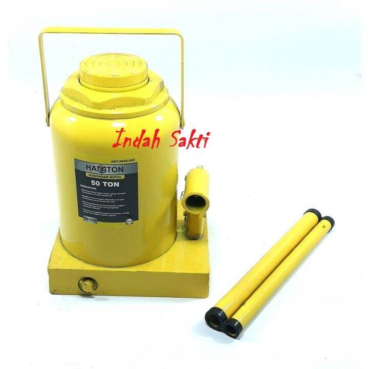 Dongkrak Botol Hidrolik Hydraulic Bottle Jack 50 Ton Hasston Lazada