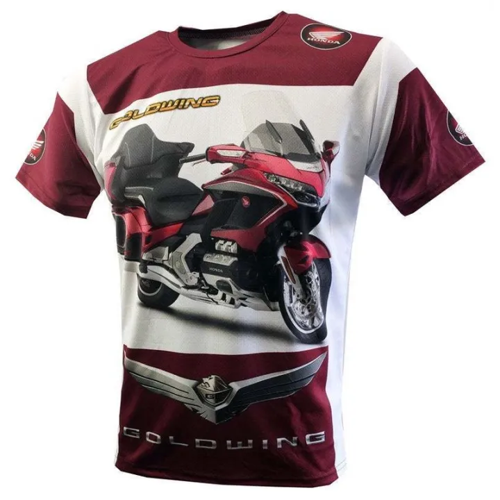 Honda Gl Goldwing Cruiser D All Over T Shirt Overall Printed