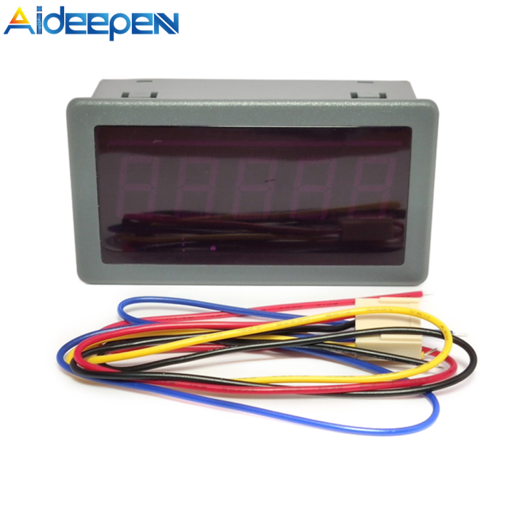 Aideepen 5 LED Digital Display Tachometer RPM Pengukur Kecepatan Panel