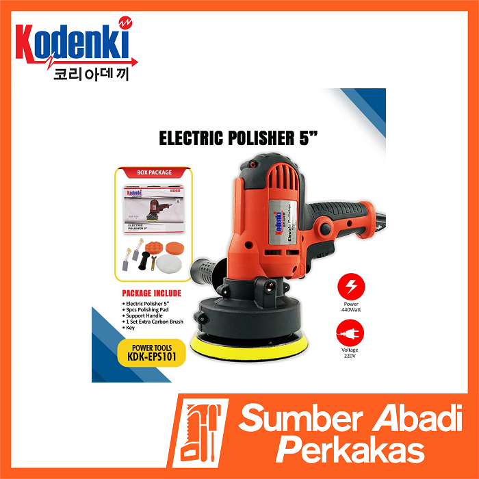 KODENKI EPS101 Mesin Polisher 5 Inch Alat Poles Kaca Motor Mobil Car