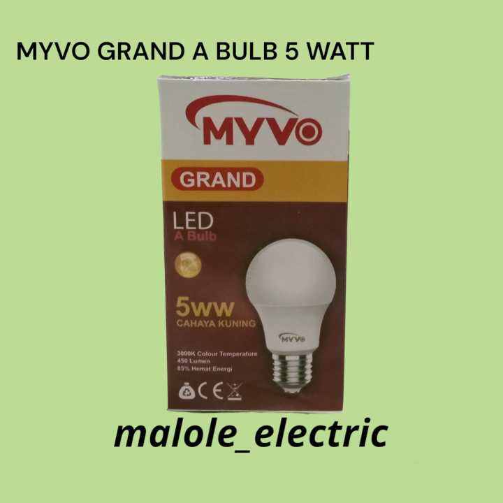 Lampu Led Myvo Grand A Bulb Watt Lazada Indonesia