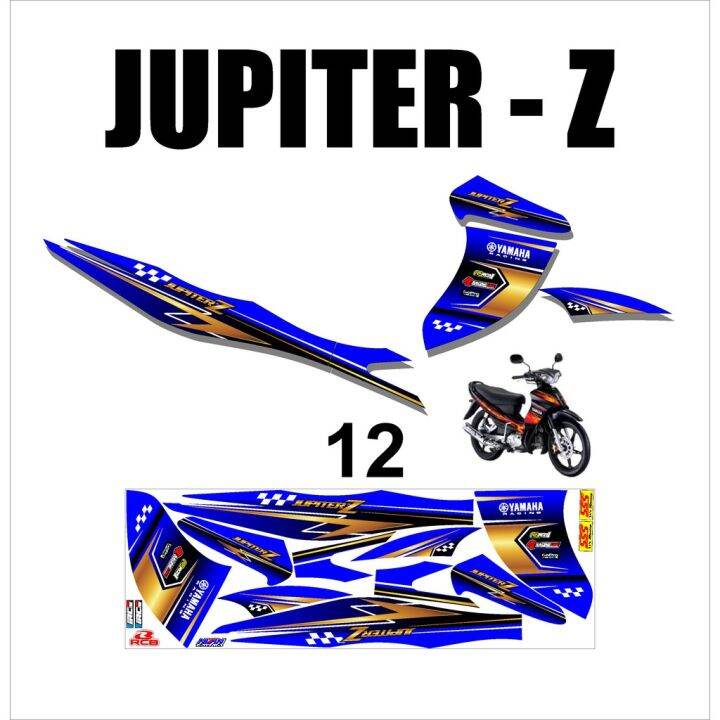 Sticker Striping Lis Variasi Jupiter Z Jupiter Burhan Desain Ar