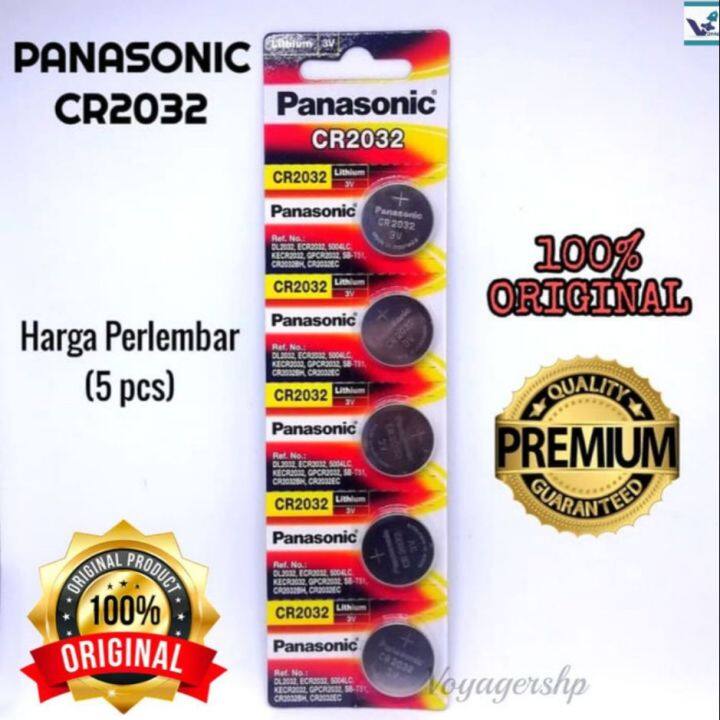 Baterai Panasonic Cr Original Panasonic Cr Lembar Isi