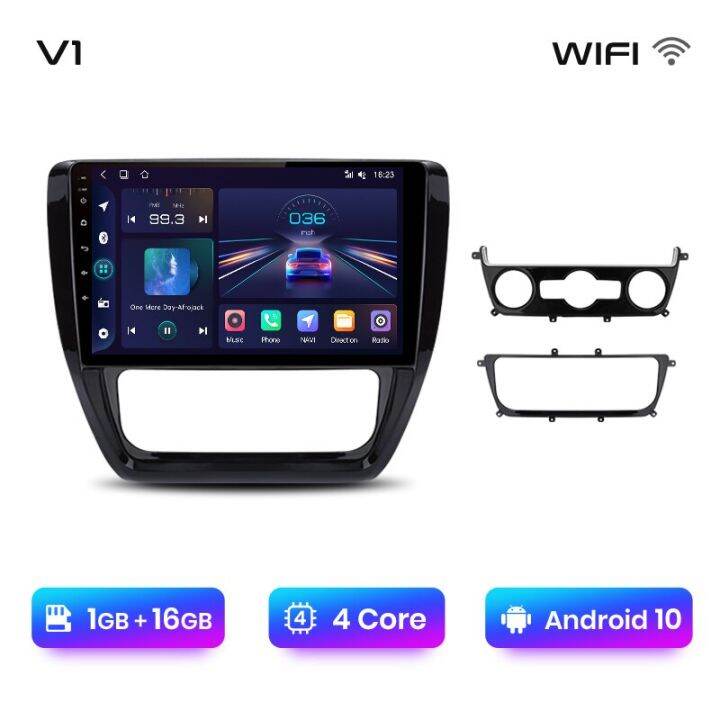 Junsun V1 AI Voice Wireless Carplay Android Auto Radio For VW