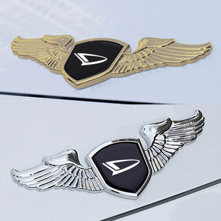 1Piece Metal 3D Personalized Car Front Bonnet Hood Cover Wings Emblem