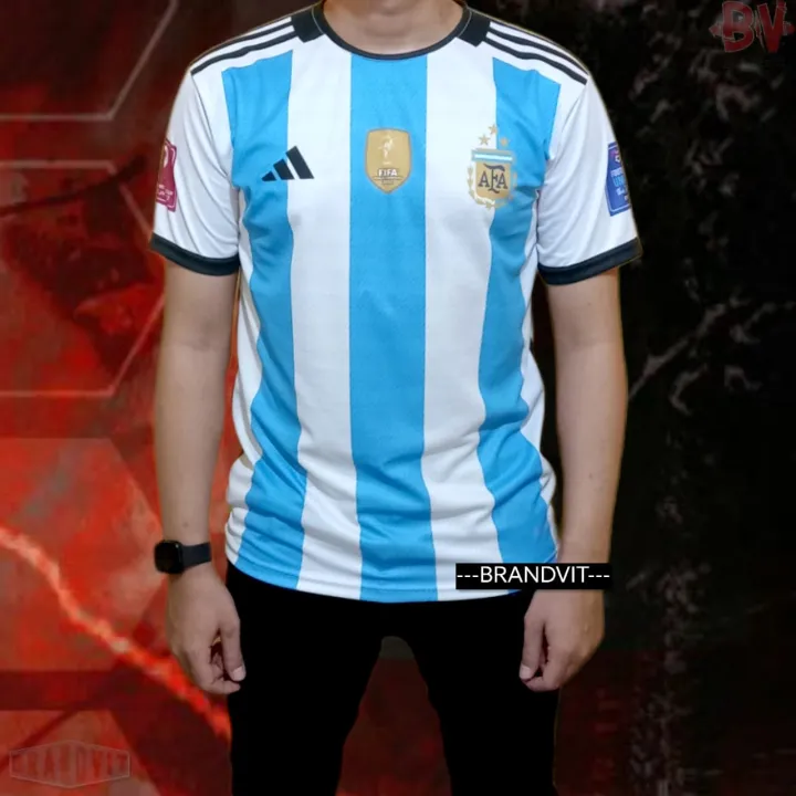 JERSEY ARGENTINA AWAY JERSEY BOLA PIALA DUNIA 2022 2023 QATAR Lazada