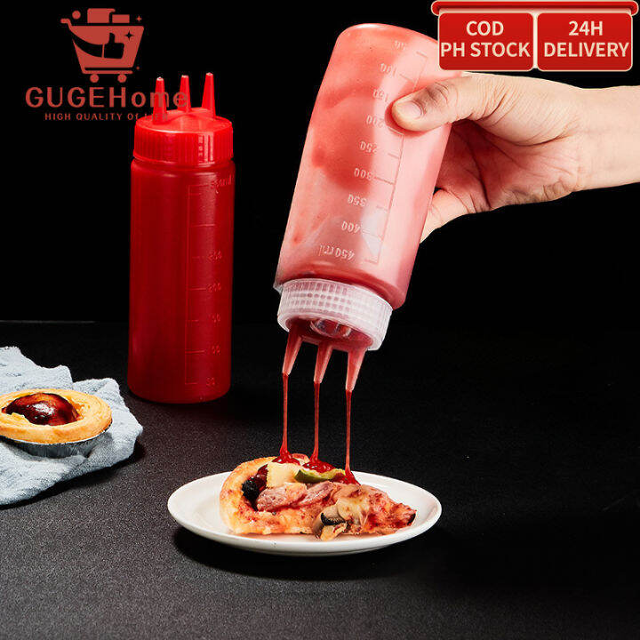 Holes Squeeze Bottle Sauce Condiment Oil Squeeze Dispensing Bottle