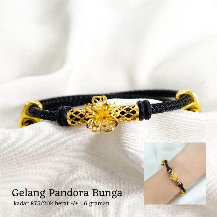 Restock Kembali Gelang Model Tabung Bunga Elegan Dan Stylish Emas