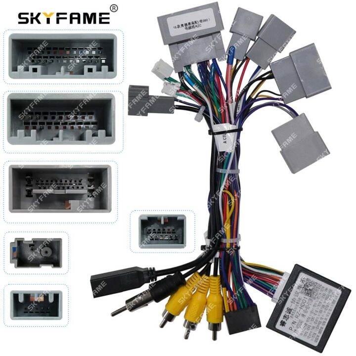 Skyfame Car Pin Wiring Harness Adapter Canbus Box Decoder Android