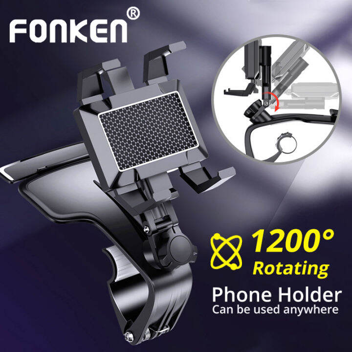 FONKEN Dashboard Car Phone Holder Upgraded 1200 Rotation Multi