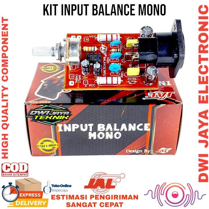 Kit Audio Input Balance Mono JAL Lazada Indonesia