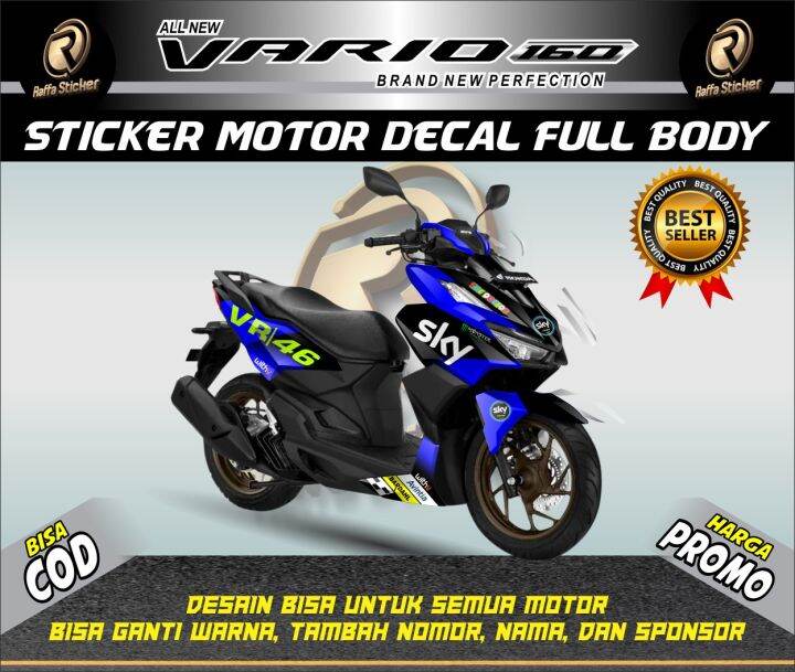 Cod Dekal Sticker Motor Honda Vario New Full Body Decal