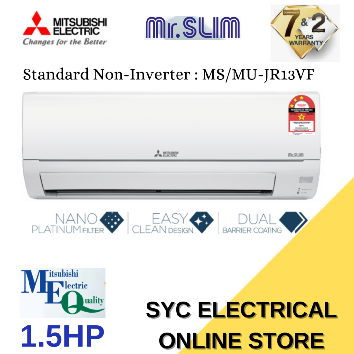 Mitsubishi R Mr Slim Hp Non Inverter Jr Series Air Conditioner Ms