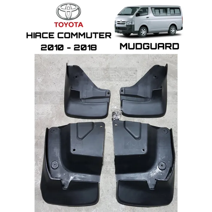 Mud Guard TOYOTA HIACE COMMUTER 2010 2022 CARGO DECONTENT 3 0L MT