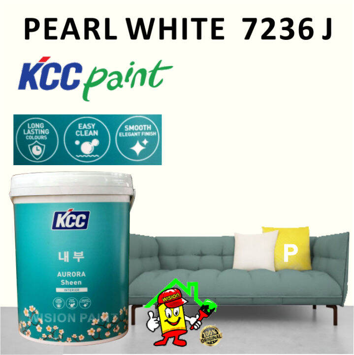 L J Chi P White Kcc Paint Aurora Sheen Interior Easy Clean