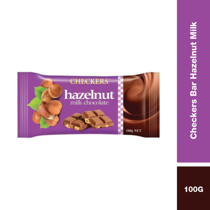 CHECKERS BAR 100G HAZELNUT MILK CHOCOLATE BAR Lazada