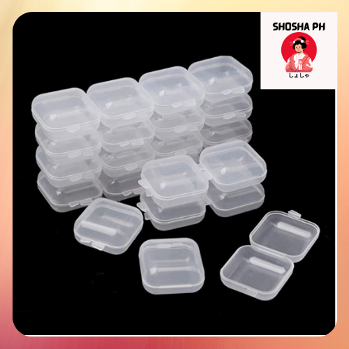 Shosha PH Mini Plastic Box Case Organizers For Jewelry And Pills Set