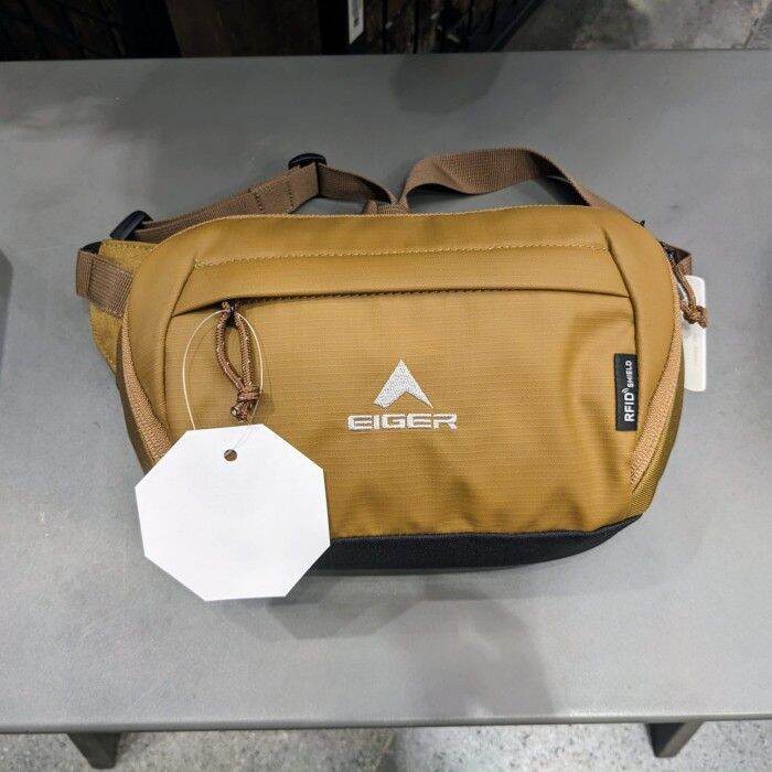 EIGER TAS PINGGANG PRIA KANAWA WAIST BAG 2L BROWN Lazada Indonesia