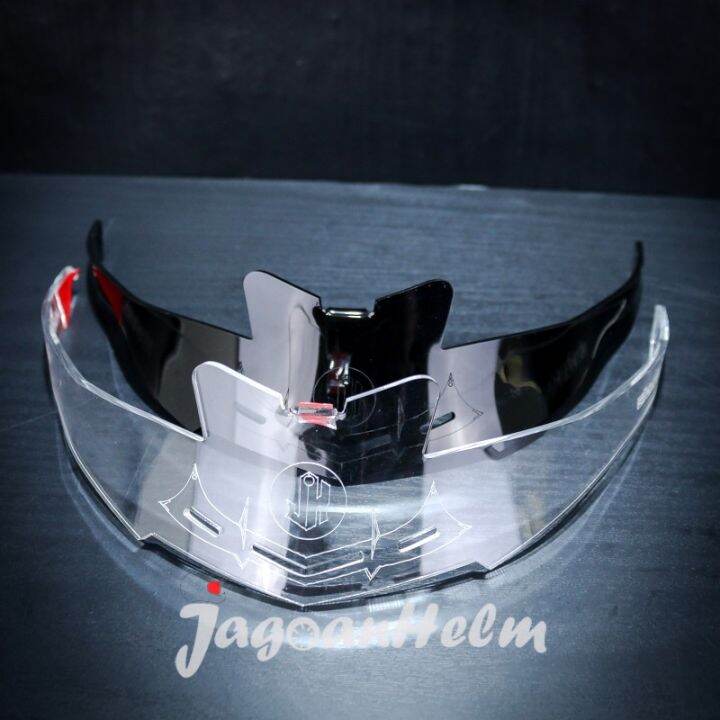 Spoiler Helm Nhk Gp Dark Akrilik Gp Lazada Indonesia