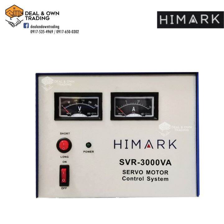 Himark SVR 3000 VA AVR Automatic Voltage Regulator 3000W Durable