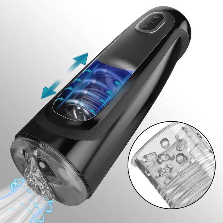 Genuine Automatic Thrust Rotate Masturbator For Men Silicone Vagina