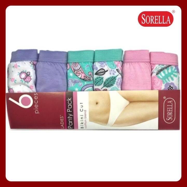 SORELLA 6in1 Bikini Panty Pack AO232 Lazada PH