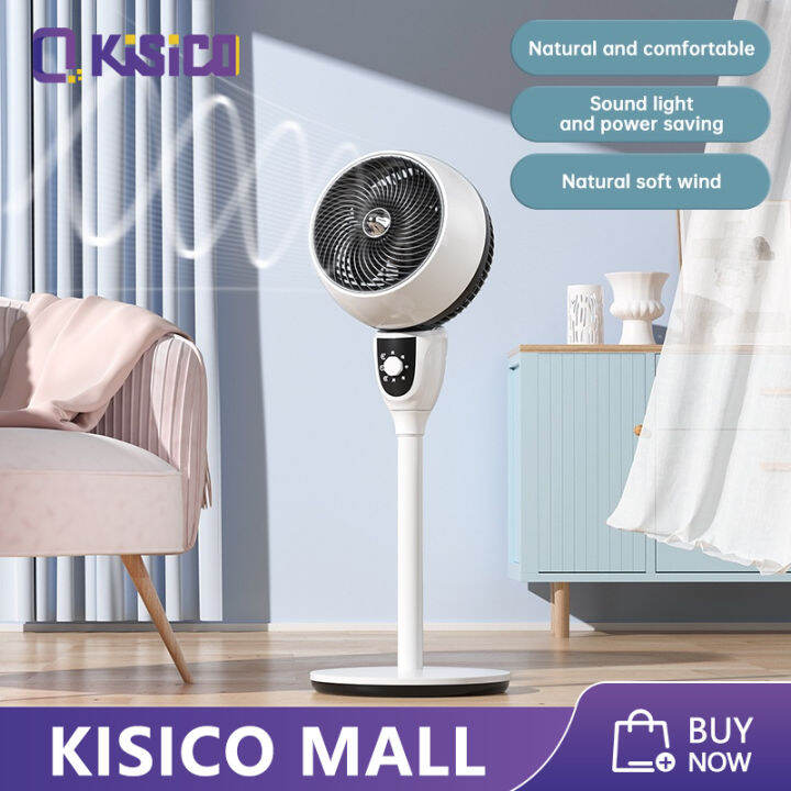 Kisico Electric Fan Air Circulation Fan Stand Fan Adjustable Floor Fan