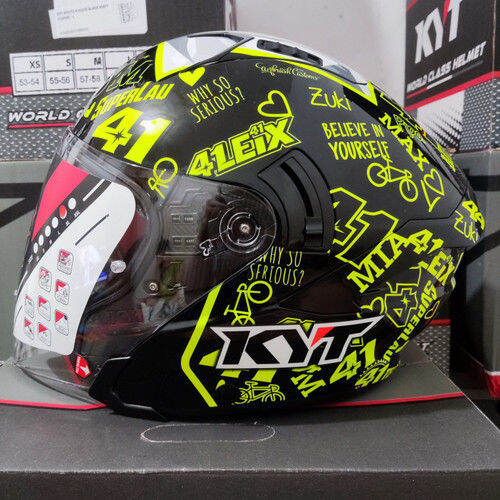 Kyt Nfj Espargaro Kyt Nf J Helm Lazada Indonesia