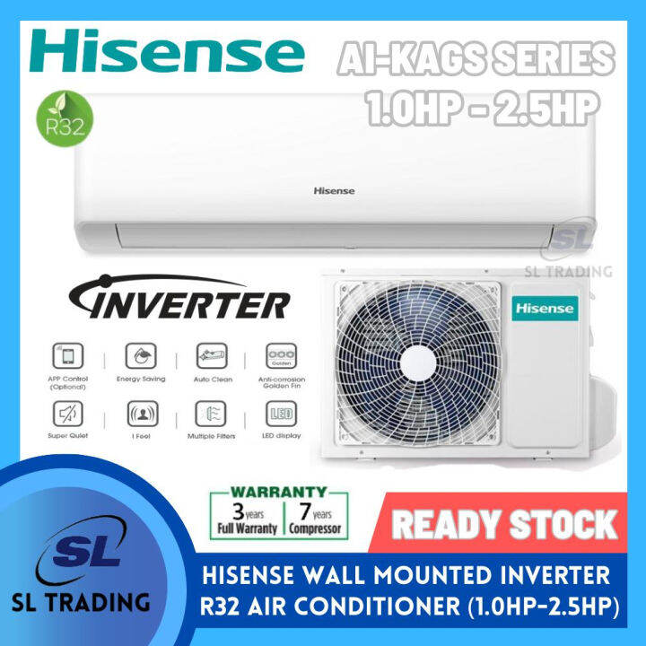 INSTALLATION HISENSE AI KAGS INVERTER AIRCOND R32 1 0HP 1 5HP 2