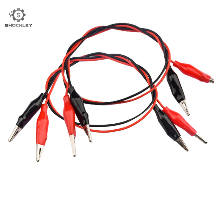 Shockley Dual Ended Alligator Clips Test Lead Black Red Test Cable