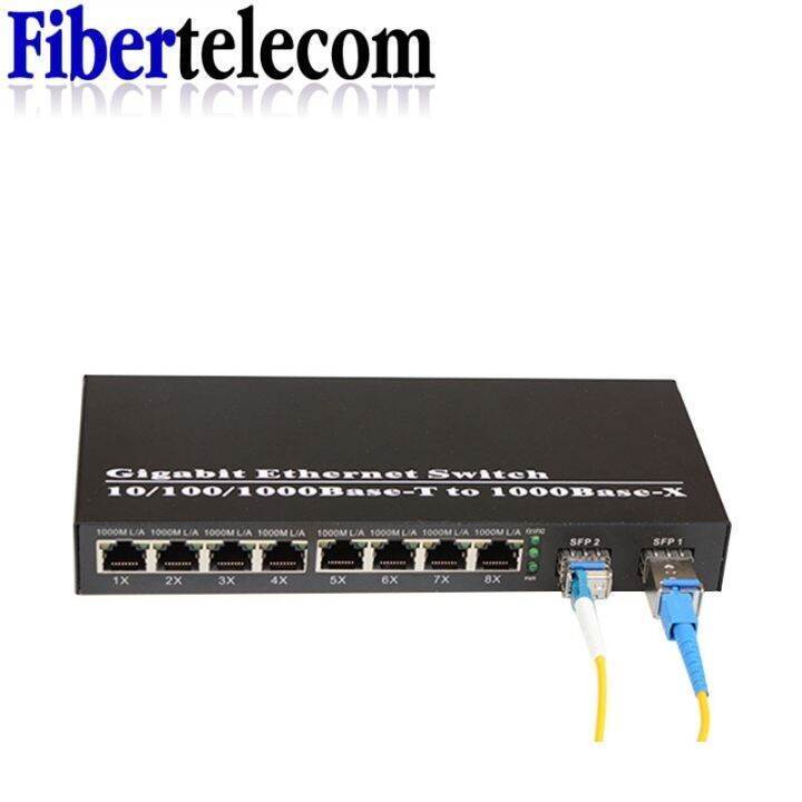 Fiber Optical Switch Rj Sfp Fiber Port Utp Media Converter