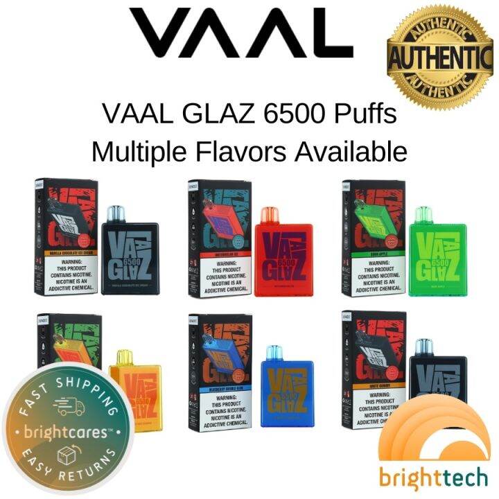 VAAL GLAZ 6500 Puffs Original Disposable Vape Pen Prefilled Vape Juice