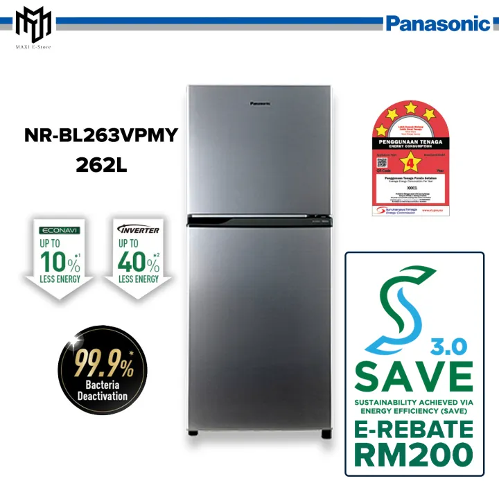 Panasonic Nr Bl Vpmy L Door Top Freezer Evonavi Inverter