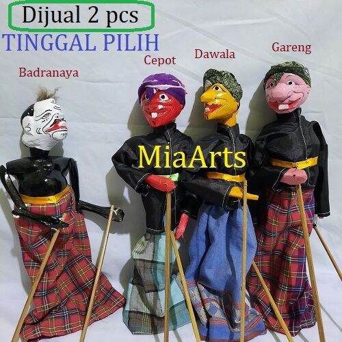 Wayang Golek Sunda Kayu Dijual Satuan Dan Pasangan Pcs Tinggal