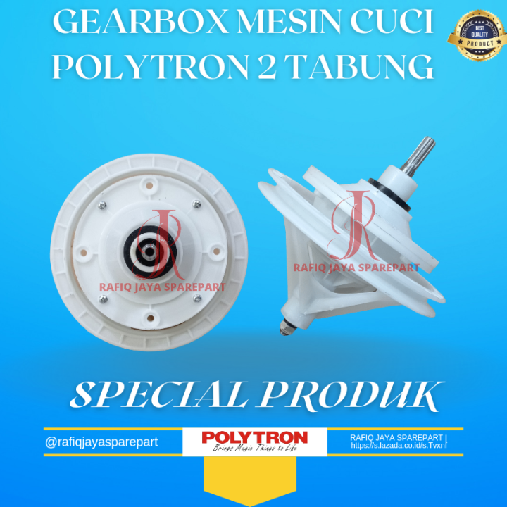 Gearbox Polytron Seri Pwm Mesin Cuci Tabung Polytron Lazada