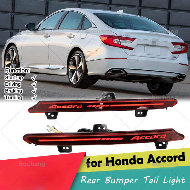 Led Reflector Rear Bumper Tail Light For Honda Accord Th Gen