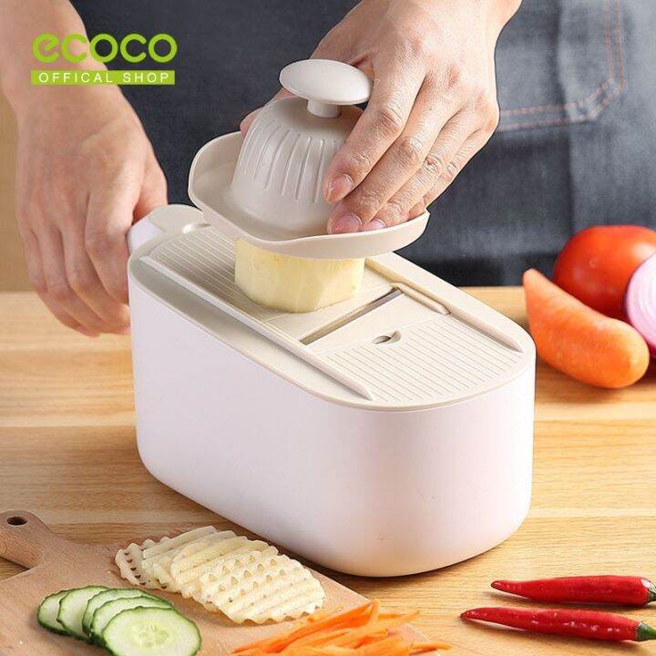 Ecoco Multifunctional Vegetable Cutter Alat Potong Sayur Buah All In