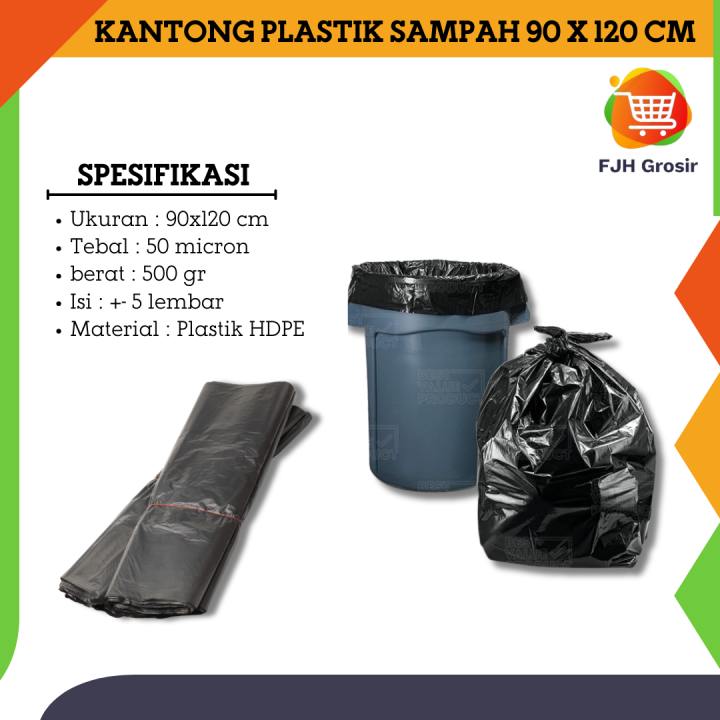 Fjh Kantong Plastik Sampah X Cm Tebal Micron Goodbee