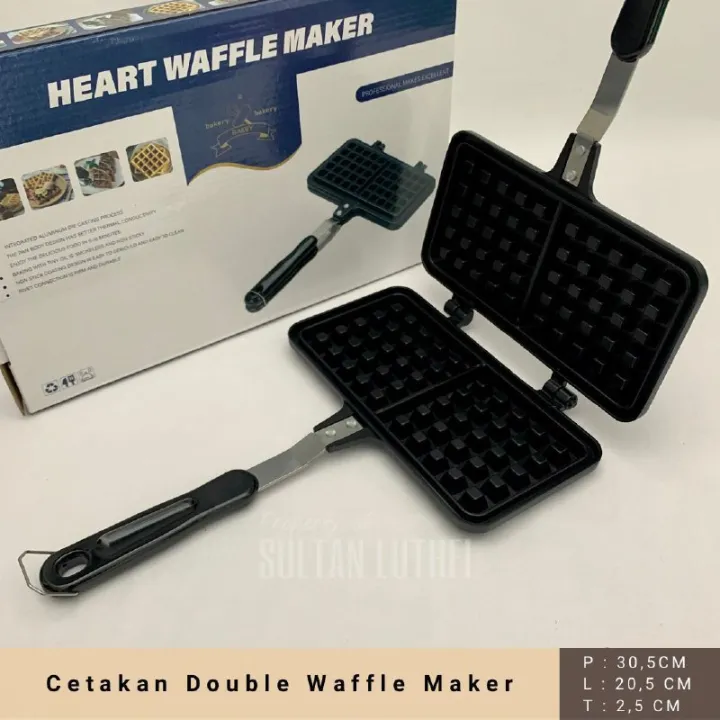 Cetakan Double Waffle Maker Lazada Indonesia