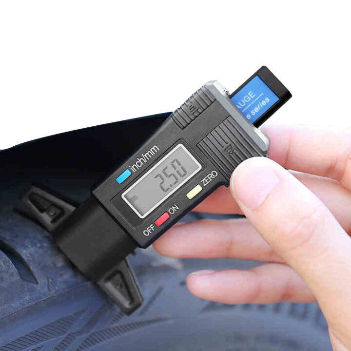 Car Digital Tyre Tire Tread Depth Gauge Meter Measurer Tool Caliper