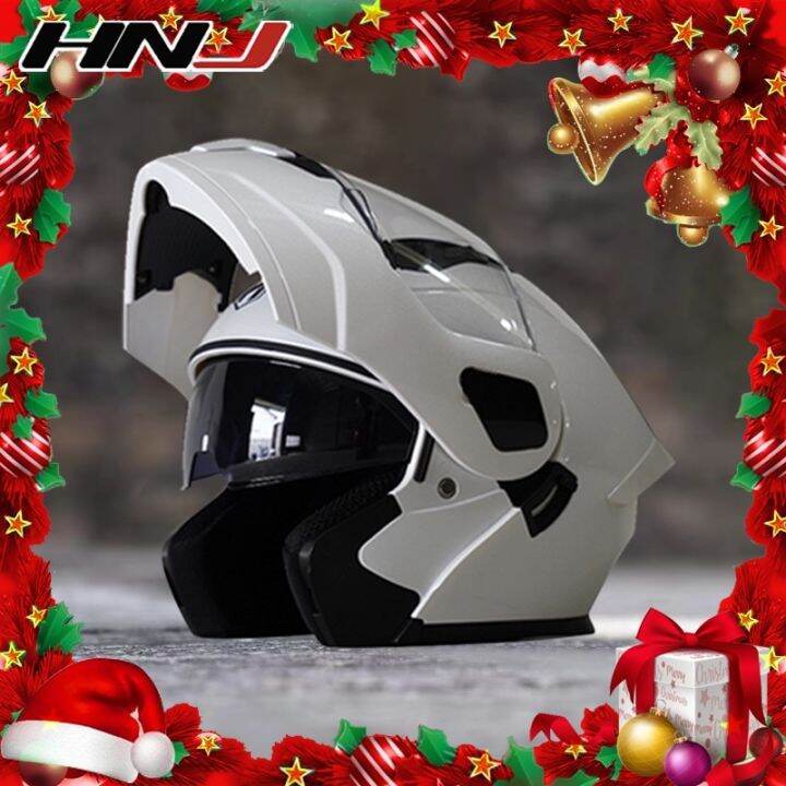 COD HNJ 937 Plain Men S Full Face Motorcycle Helmet Dual Visor Modular