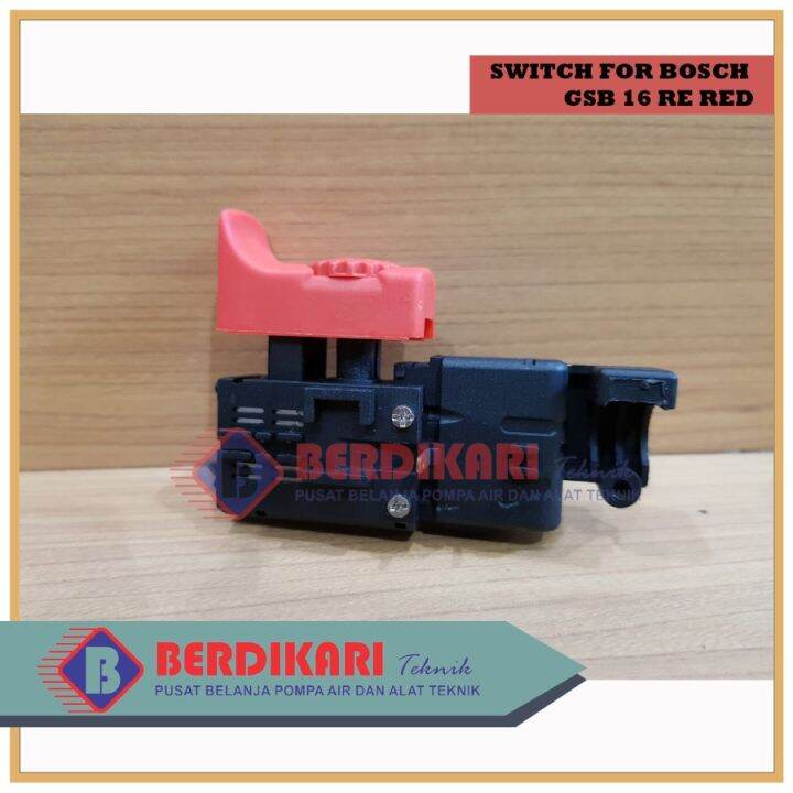 Switch Saklar Bor Hammer Drill Bosch Gsb Re Red Lazada Indonesia