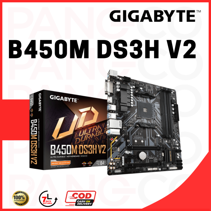 GIGABYTE AMD B450M DS3H Ultra Durable Motherboard With Digital VRM