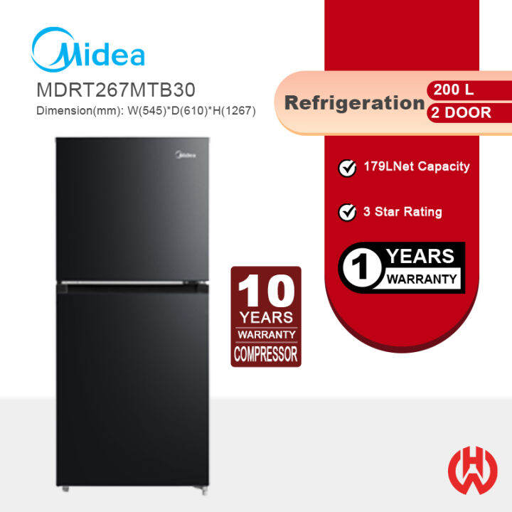 Midea L Door Refrigerator Mdrt Mtb Lazada